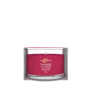 Santa on Skis - Filled Votive