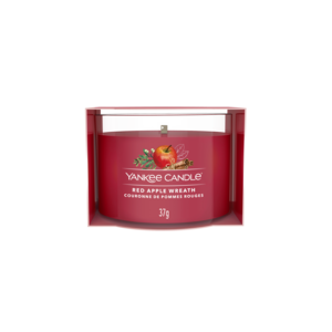 Red Apple Wreath Decor - Filled Votive