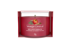 Red Apple Wreath Decor - Filled Votive